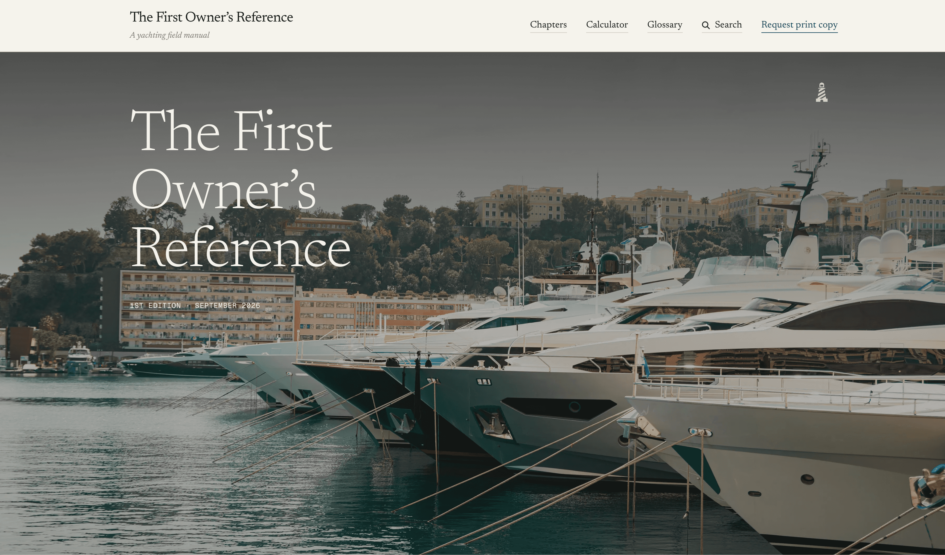 First Owner's Reference website