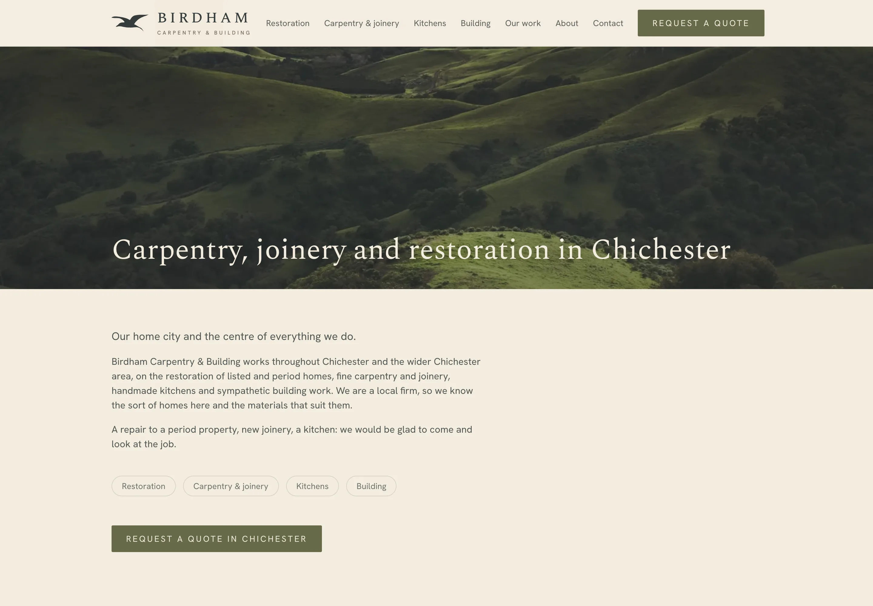 The Chichester area page